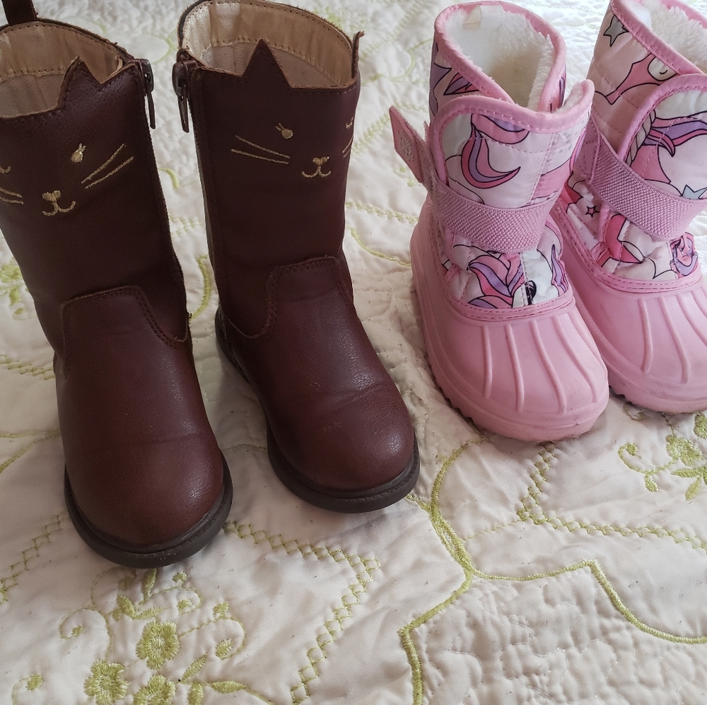 (BUNDLE)TODDLER GIRL BOOTS